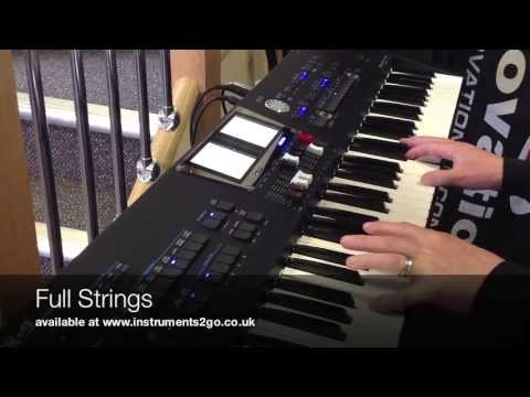 Roland BK9 Super Light Keyboard Demonstration - instruments2go