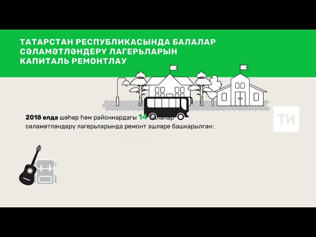 Татарстанда балалар лагерьларын ремонтлау