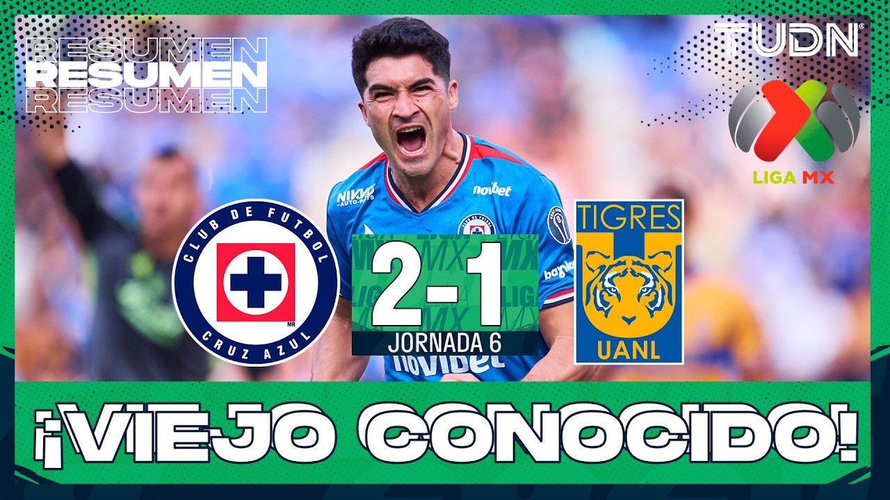 Cruz Azul vs Tigres UANL Highlights