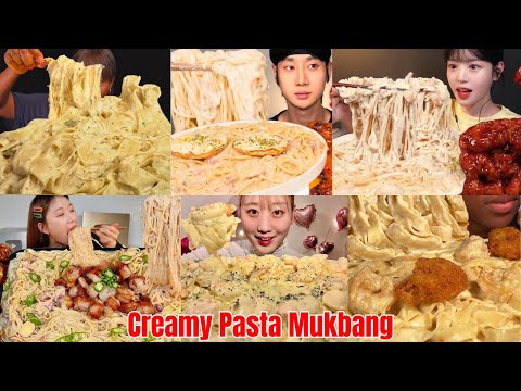 ASMR Eating Best Creamy Pasta ||🍝The Sound of Satisfaction Creamy Pasta