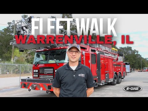 Walk Around of Warrenville Fire's E-ONE HP 100 Platform