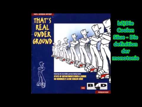 1993 - 100% German Hip Hop / B2 – Die Coolen Säue - Die Definition Der Monotonie