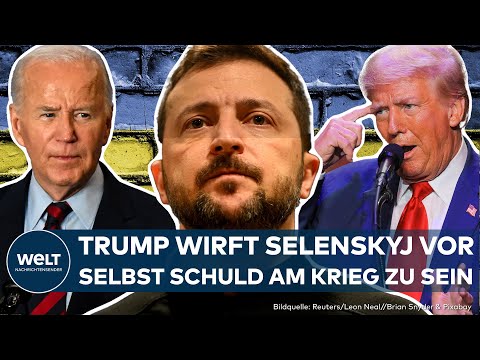 UKRAINE-KRIEG: Selenskyj wirbt in den USA um seinen "Siegesplan" – Trump kritisiert Militärhilfe