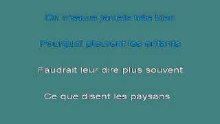 Julien Clerc   Ca Fait Pleurer Le Bon Dieu [karaoke]