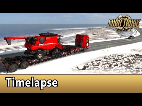 ETS2 Iceland South Timelapse  - Dashcam view with Euro Truck Simulator 2 ProMods