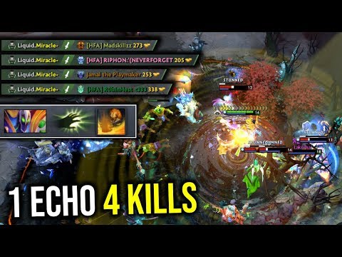 1 ECHO 4 KILLS..!! Dream Combo Team Liquid Battle Cup Rubick Miracle 7.21c | Dota 2