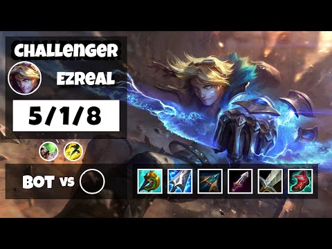 Ezreal vs Kai'Sa OCE Challenger BOT (5/1/8) - v11.13