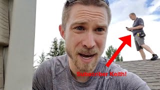 Hail Damaged Roof Inspection w/ Subscriber Keith! What We Found & How We Pitched!