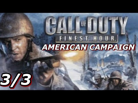 Call Of Duty: Finest Hour PS2 Walkthrough/Movie, Part 3 - American Campaign (No Deaths)