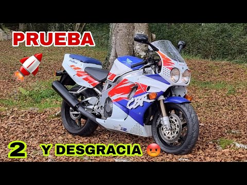 2 💙Prueba HONDA CBR 900 RR Fireblade SC28 y 😡DESGRACIA😬
