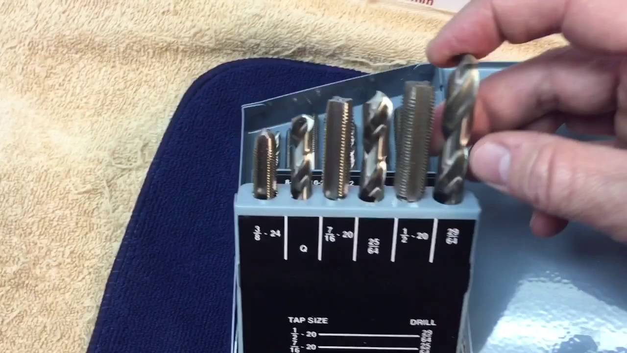 Tap/Drill Sets..  A real timesaver!