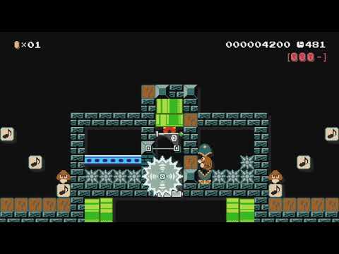 4 red coins by tEmMaH - Super Mario Maker - No Commentary 1bm