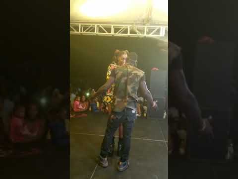 D' Angel Rocks Crowd In Morant Bay