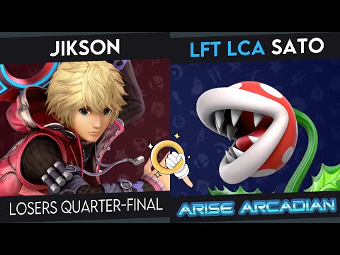 Arise Arcadian - Sato (Banjo, Piranha Plant) Vs. Jikson (Shulk) - Losers Top 8 - Smash Ultimate