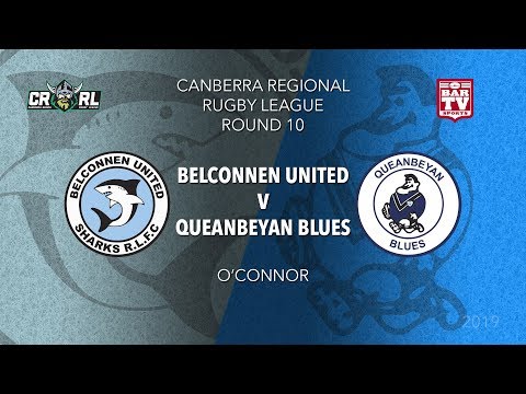 2019 Canberra Region RL - Round 10 - Belconnen United Sharks v Queanbeyan Blues