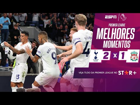 Gols e lances de Tottenhan x Liverpool