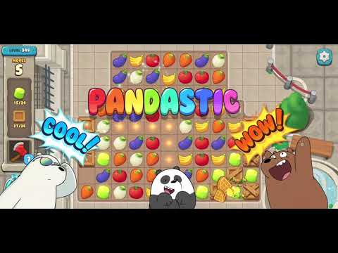 We Bare Bears Match3 Repairs Level 349 - No Boosters