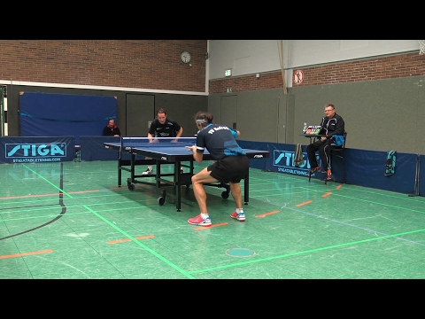 TT-VL (3-3) Hard Top-Spin Player Steffen Werkshage - Peter Mertens-Urbahn | Tischtennis 28.01.2017