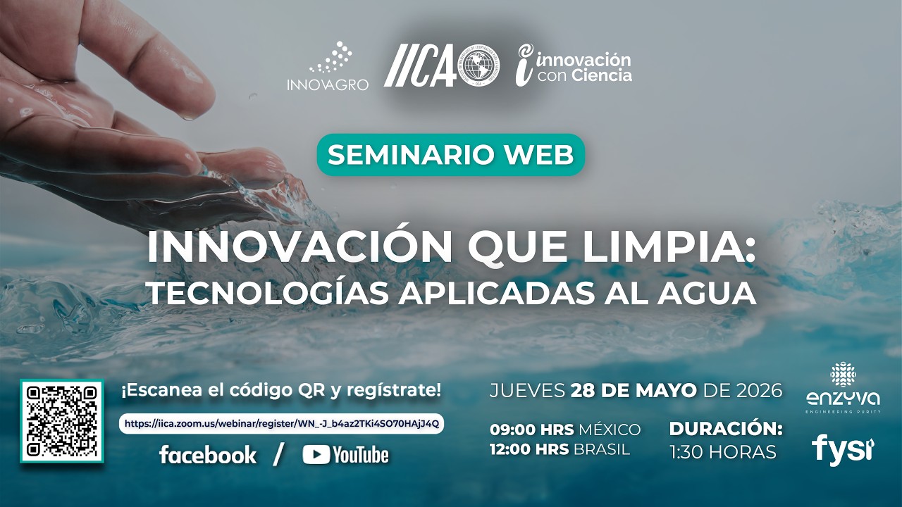 Seminario virtual - Innovación que limpia: Tecnologías aplicadas al agua