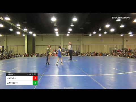 72 Lbs Rr Rnd 1 Heather Crull Team Indiana Vs Gigi Bragg Team Minnesota