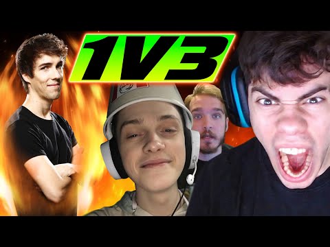 WC3 Champion Grubby GOES 1 VS 3 against Dantes, Paladin and Natt