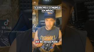 5 Errores muy comunes jugando a magic the gathering #commander #mtgcommander