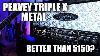 Video thumbnail for Peavey Triple X  - METAL DEMO - Better than 5150??! by Hayden McCarry