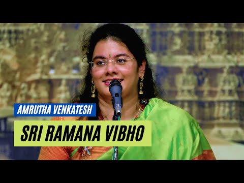 Sri Ramana Vibho | Amrutha Venkatesh | Arabhi | Swathi Thirunal | Carnatic Vocal