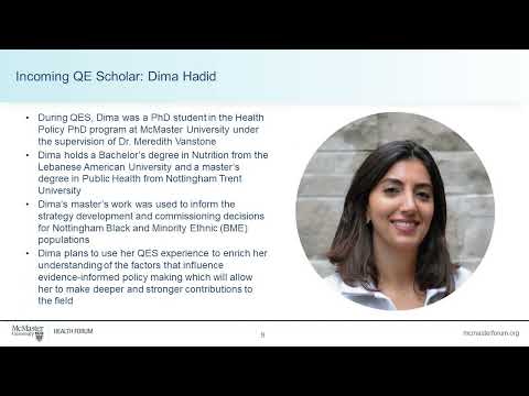 Queen Elizabeth Scholars: Insights from Dima Hadid - YouTube