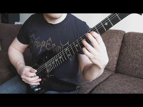 Death - Empty Words (guitar cover incl. solo and tabs)