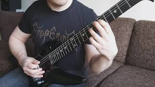 Death - Empty Words (guitar cover incl. solo and tabs)