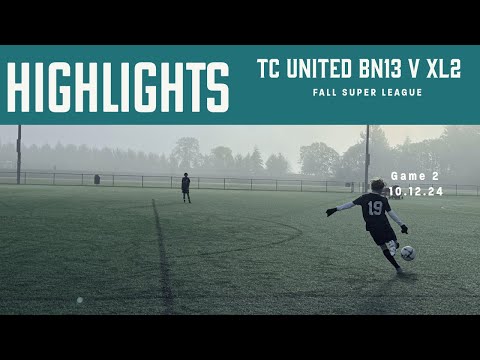 TC United (9) V XL2 (0) Game2 Highlights 10-12-24