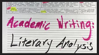 Academic Writing: Literary Analysis