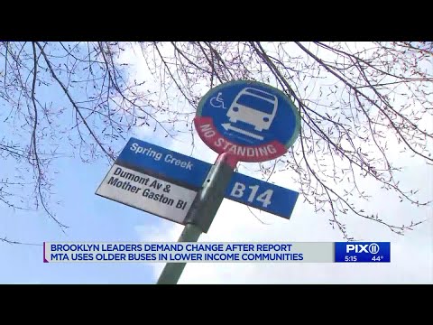 Brooklyn leaders demand change after report MTA uses older buses in lower income communities