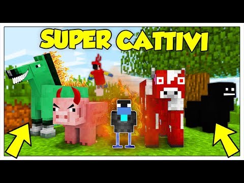 SE TUTTI GLI ANIMALI DI MINECRAFT ITA FOSSERO CATTIVI!