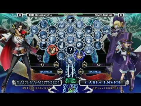 Blazblue: Chrono Phantasma @ TSB 2/15/2014 - Finals (f/ Necro Undine, Omnisscythe, Braver)