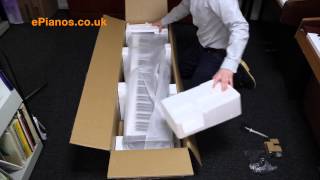 Yamaha P45 portable piano unboxing