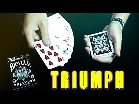 BOMB CARD TRICK "Triumph" with explanation for beginners in German