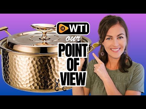 DAEDALUS Pro 7.5QT Stock Pot with Lid Hammered Copper Clad & 2.3mm Tri-Ply Core 3X Thicker Heavy Duty for Home or Restaurant Use Induction - WTI product video review