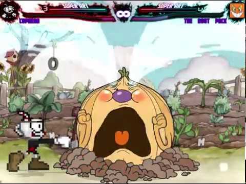 Mugen Request Cuphead vs The Root Pack