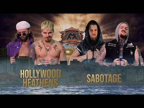 Sabotage vs. Hollywood Heathens | FULL TAG TEAM MATCH - Superstars of Wrestling: Tides of Gold