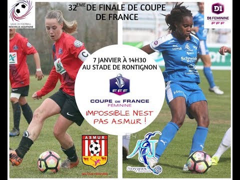 L'ASMUR affronte l'ASJ Soyaux en Coupe de France !