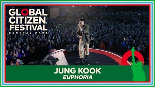 Singer Jung Kook Performs BTS Song ‘Euphoria’ | Global Citizen Festival 2023