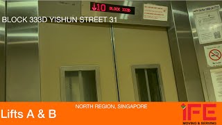 HDB Block 333D Yishun || IFE Elevator