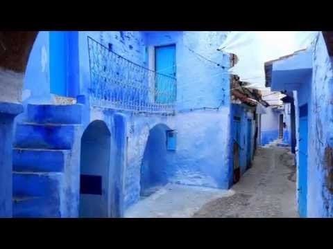 Голубой город Шефшауен Chefchaouen в Мар