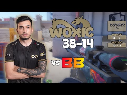 CS2 POV ETERNAL FIRE WOXIC (38/14) vs BETBOOM (MIRAGE|VERTIGO) @ PGL CS2 MAJOR COPENHAGEN 2024 RMR