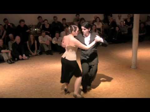  Ariadna Naveira  and  Fernando Sanchez  are  dancing  to  the  tango  "  Te Aconsejo Que Me Olvides  "