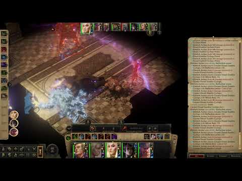 Eldritch Archer casts Hellfire Ray.