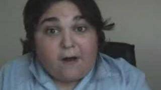 fat white kid rapping!