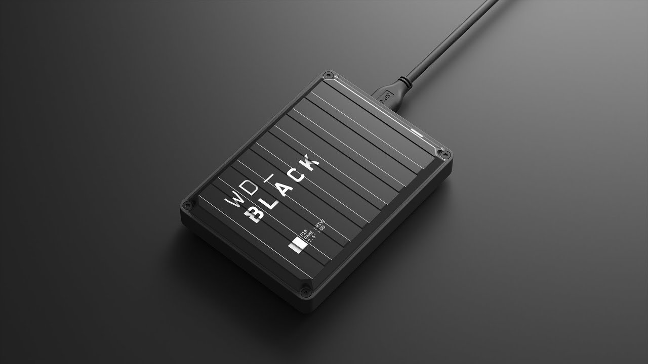 Внешний HDD WD BLACK P10 Game Drive 4Tb 2.5" USB3.1 (Black) WDBA3A0040BBK-WESN video preview